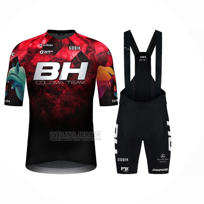 2024 Cycling Jersey BH Coloma Red Black Short Sleeve And Bib Short